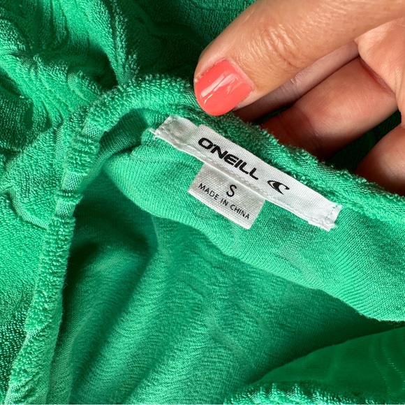 O’Neill Cabana Tile Terry Dress (Kelly Green) NWOT - Picture 7 of 8